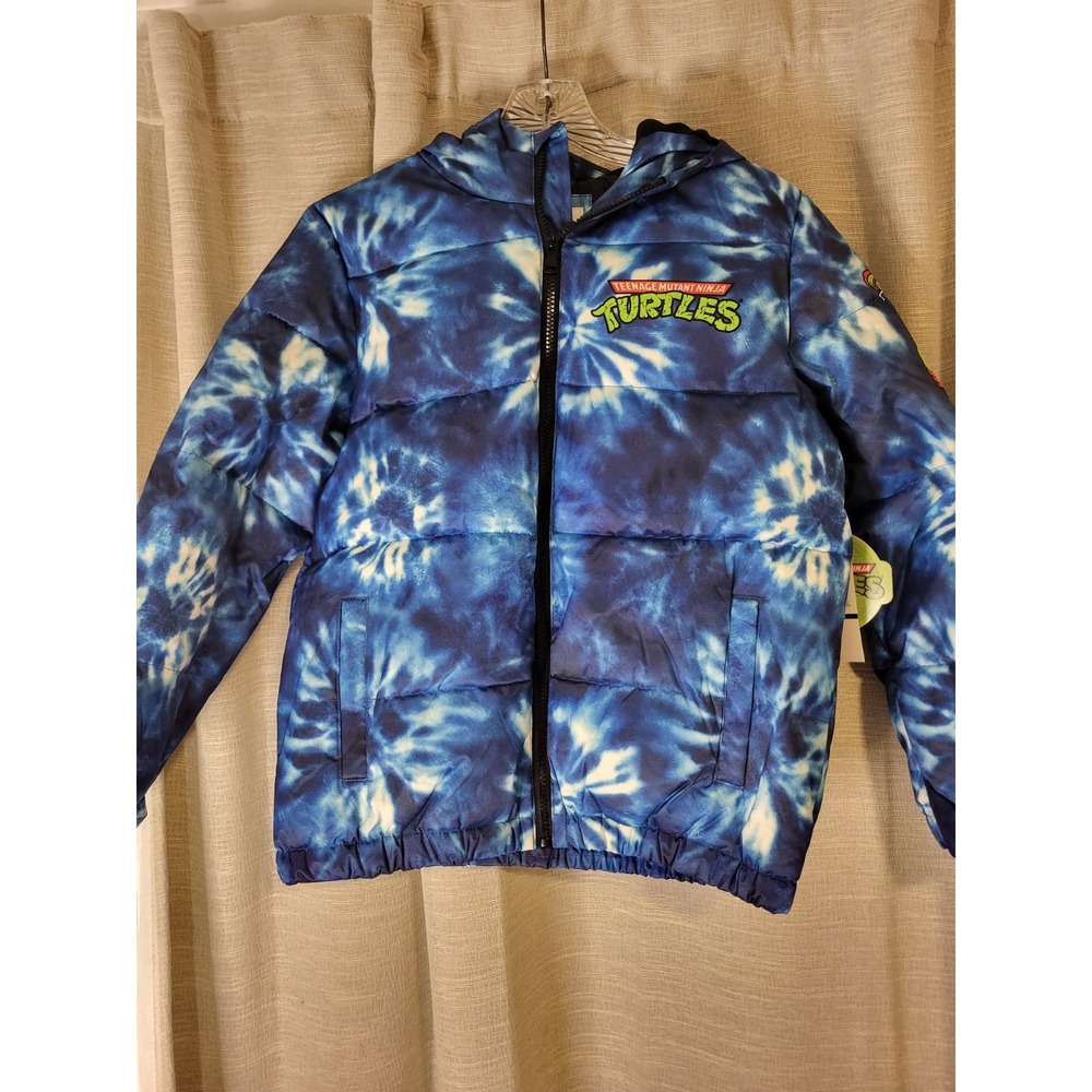 NWT teenage mutant ninja turtles tie dye jacket Youth 10/12